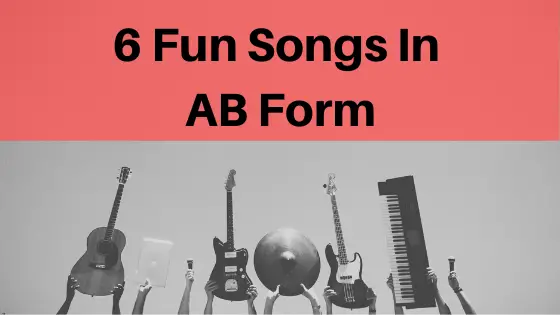 image 6 fun songs in ab form