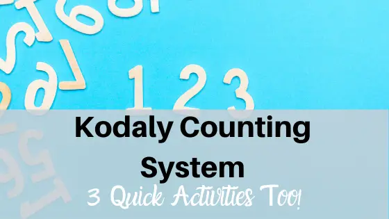 image kodaly counting system