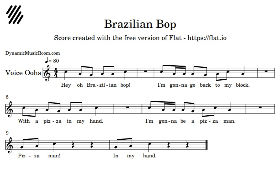 image brazilian bop notation