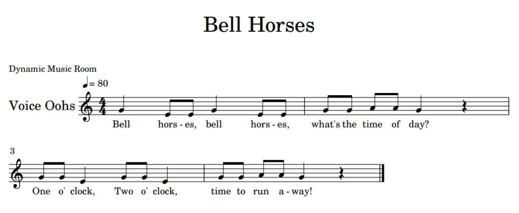 Music Lesson, Song and Game Hello Kodaly, sol, mi