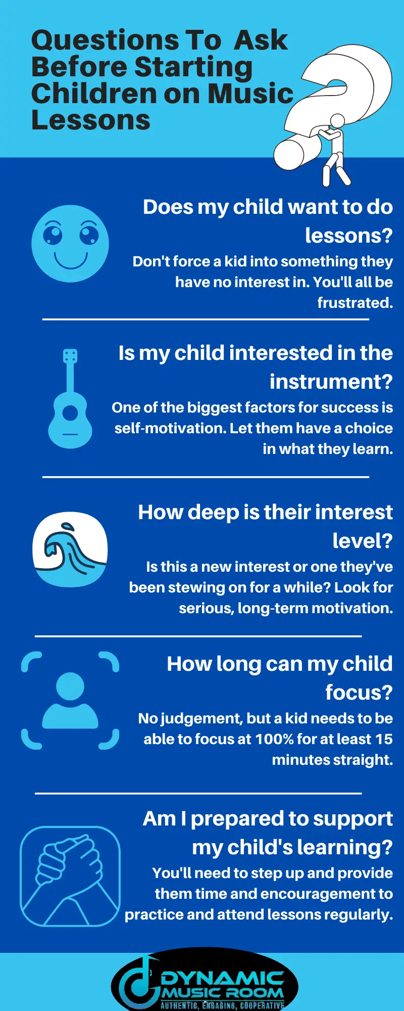 image questions to ask before starting a child on music lessons infographic 