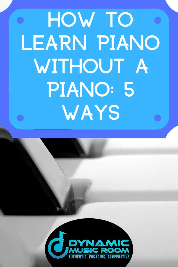 image how to learn piano without a piano pin