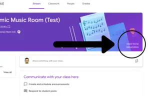 google classroom music assignments