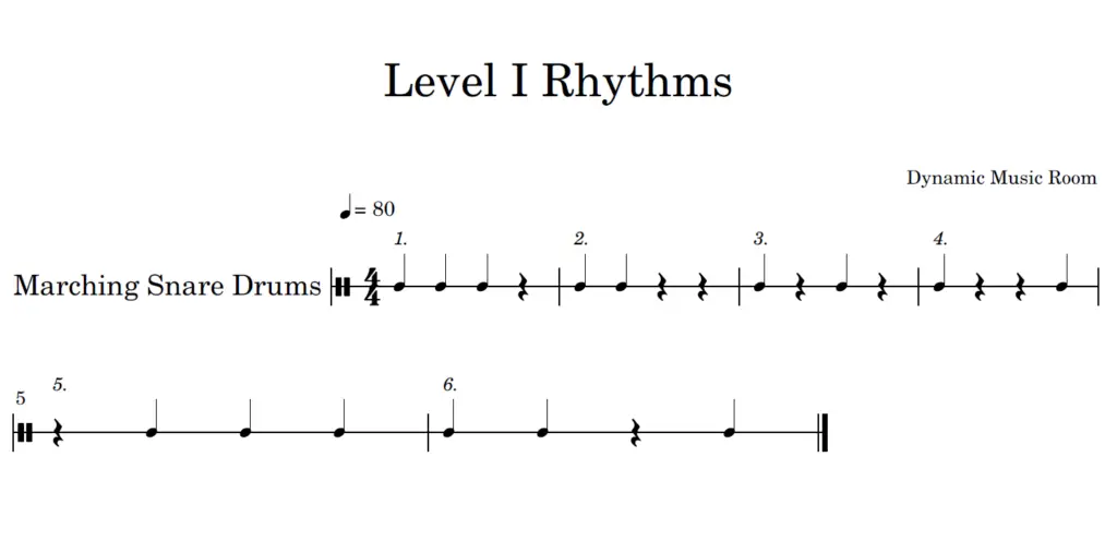rhythm pattern 1