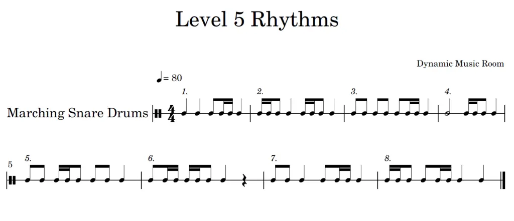 4 Beat Rhythm Patterns You Need To Know Dynamic Music Room 0195