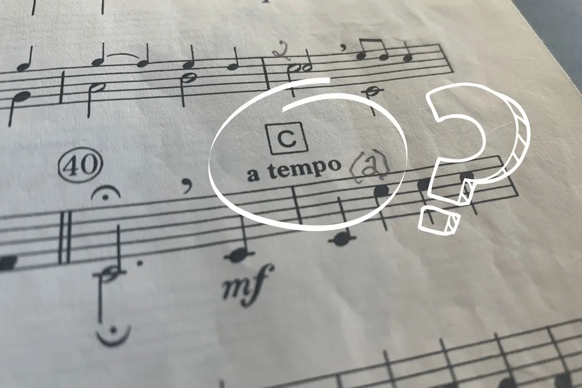 a tempo music definition