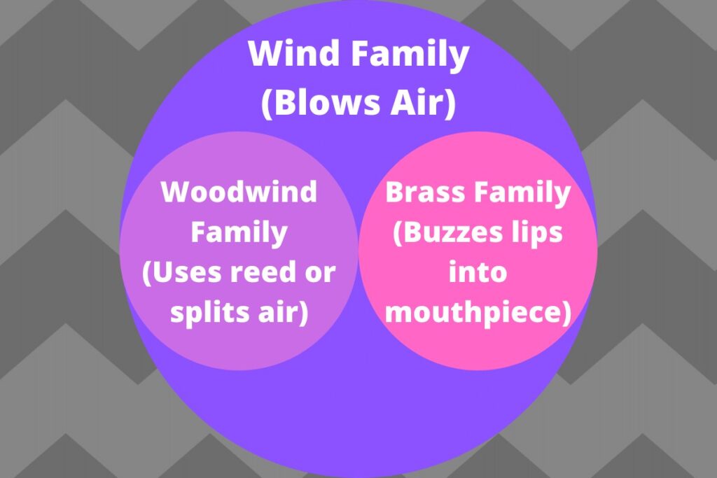 wind instrument family diagram