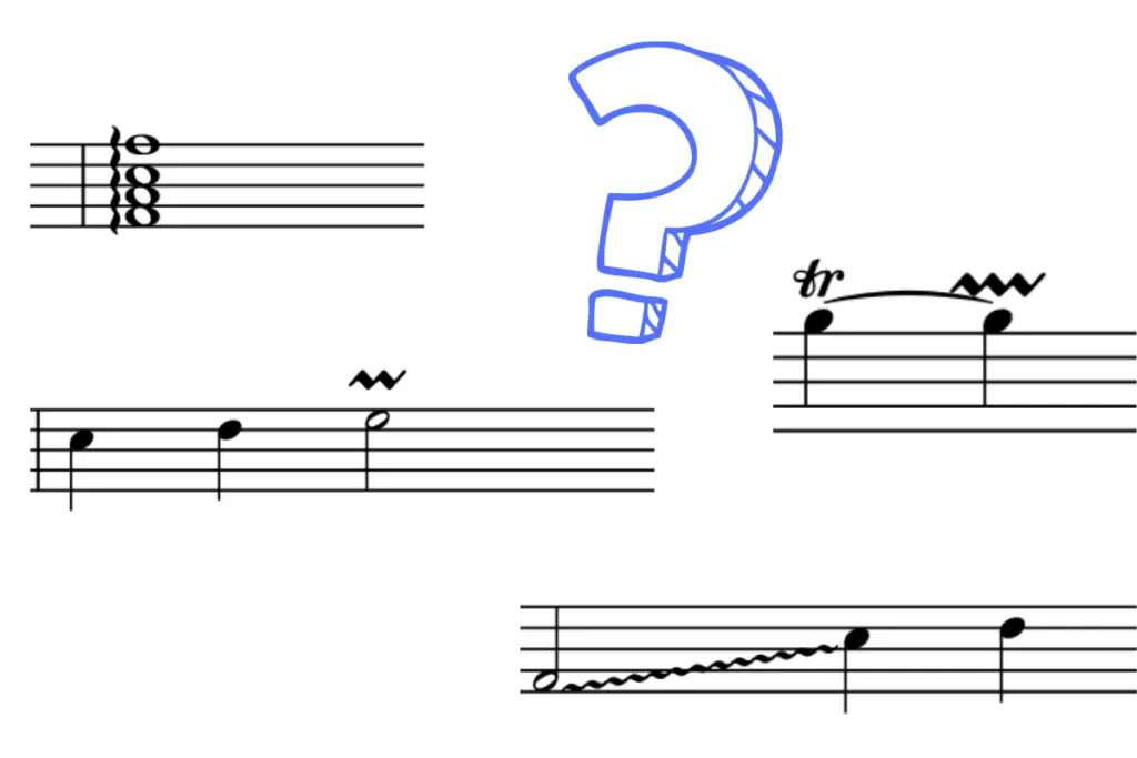 What Is The Squiggly Line On Piano Sheet Music